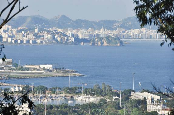 O Rio de Janeiro visto do bairro Santa Tereza, um dos mais tradicionais da cidade